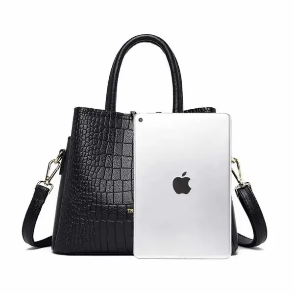 Croc embossed designer tote bag - Image 2