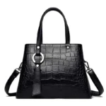 Fashion croc embossed shopping tote