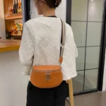Genuine leather semicircle saddle bag - Image 16