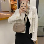 Genuine leather semicircle saddle bag - Image 14