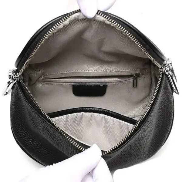 Genuine leather semicircle saddle bag - Image 8