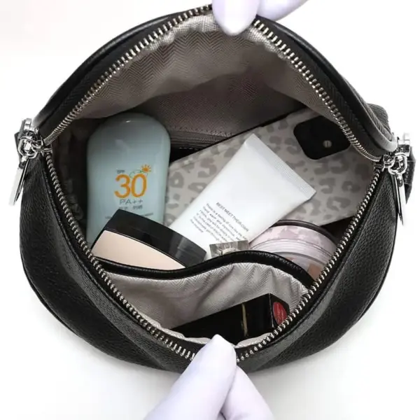 Genuine leather semicircle saddle bag - Image 9