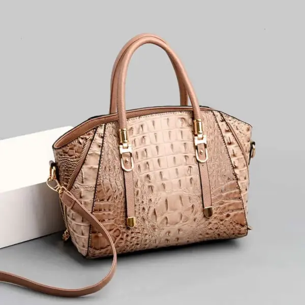 Vintage alligator pattern tote bag - Image 14