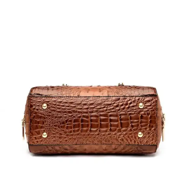 Vintage alligator pattern tote bag - Image 4