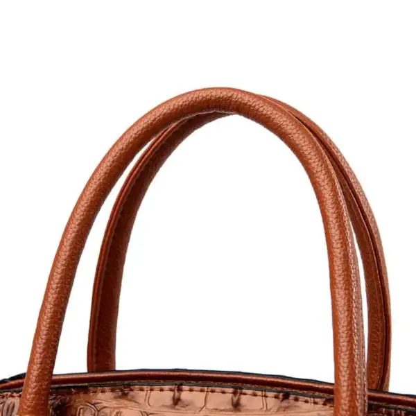 Vintage alligator pattern tote bag - Image 5