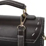 Vintage high quality little bee leather backpack - Image 6