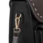 Vintage high quality little bee leather backpack - Image 7