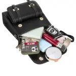 Vintage high quality little bee leather backpack - Image 11