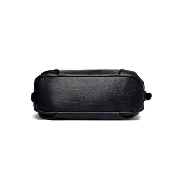 Casual soft vegan leather tote bag - Image 6