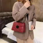 Classic embroidered thread rivet chain bag - Image 13
