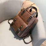 Large capacity vintage leather backpack - Image 13