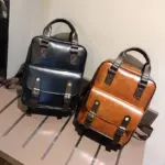 Large capacity vintage leather backpack - Image 16