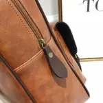 Large capacity vintage leather backpack - Image 18
