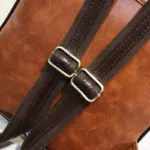 Large capacity vintage leather backpack - Image 19