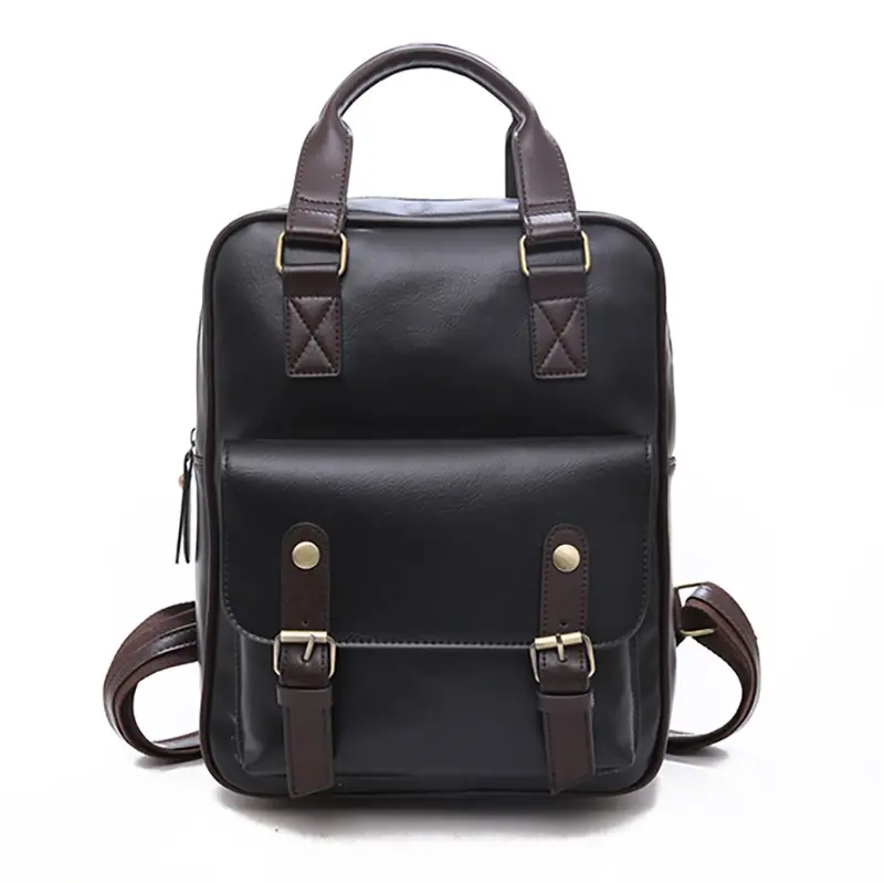 Large Capacity Vintage Leather Backpack