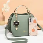 Trendy fashion round pattern shoulder bag - Image 14