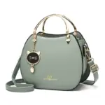 Trendy fashion round pattern shoulder bag