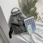 Vintage British style leather backpack - Image 18