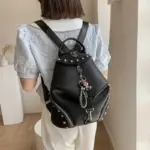 Vintage British style leather backpack - Image 13