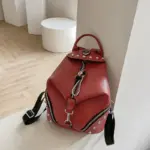 Vintage British style leather backpack - Image 15