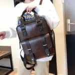 Vintage large capacity multifunctional backpack - Image 6