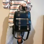 Vintage large capacity multifunctional backpack - Image 2