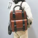 Vintage large capacity multifunctional backpack - Image 11