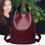 High quality luxury bucket pattern backpack - Image 16