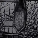Classic luxury crocodile pattern tote bag - Image 9