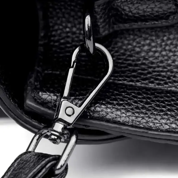 Classic luxury crocodile pattern tote bag - Image 11