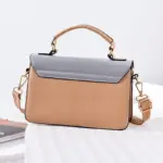 Elegant contrast color premium satchel bag - Image 11