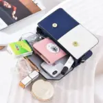 Elegant contrast color premium satchel bag - Image 16