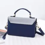 Elegant contrast color premium satchel bag - Image 9