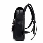 Vintage large capacity leather backpack - Image 2
