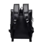 Vintage large capacity leather backpack - Image 3