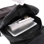 Vintage large capacity leather backpack - Image 13