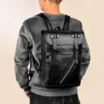 Vintage Premium large capacity leather backpack - Image 11