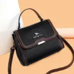 Crocodile pattern elegant satchel bag - Image 10