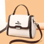 Crocodile pattern elegant satchel bag - Image 12