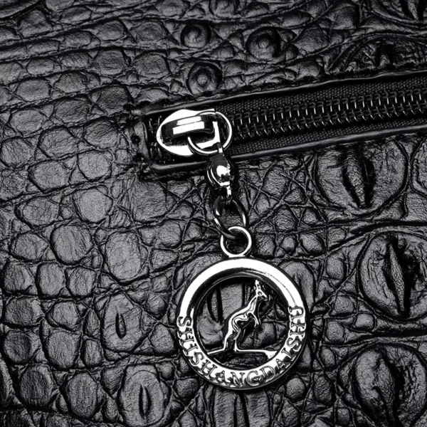 Crocodile pattern women luxury tote bag - Image 8