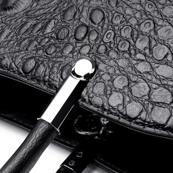 Crocodile pattern women luxury tote bag - Image 9