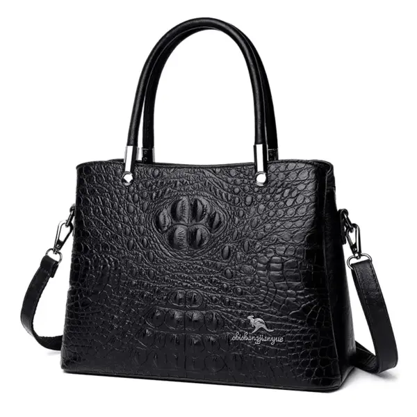 Crocodile pattern women luxury tote bag - Image 2