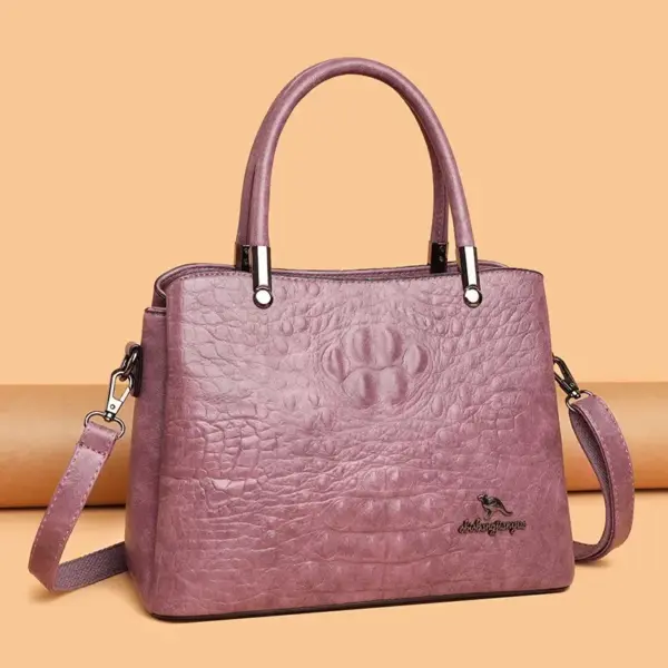 Crocodile pattern women luxury tote bag - Image 15