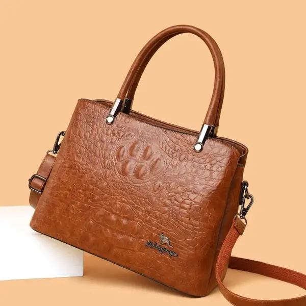 Crocodile pattern women luxury tote bag - Image 18