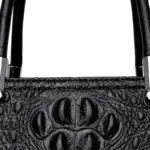 Crocodile pattern women tote bag - Image 5