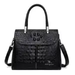Crocodile pattern women tote bag