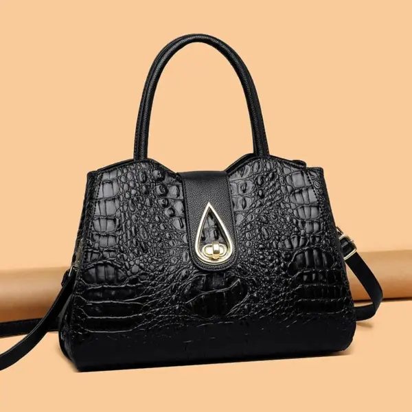 Crocodile pattern luxury tote bag - Image 19