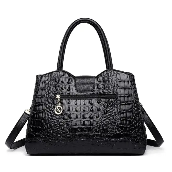 Crocodile pattern luxury tote bag - Image 4