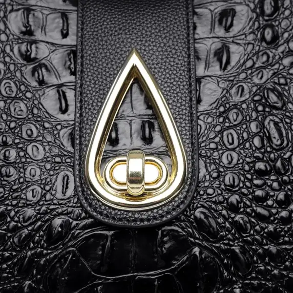 Crocodile pattern luxury tote bag - Image 13