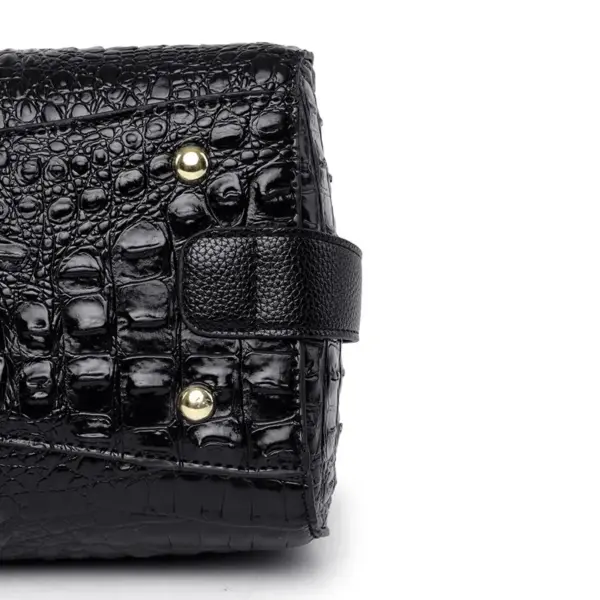 Crocodile pattern luxury tote bag - Image 14